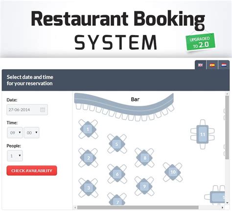 easy table booking.